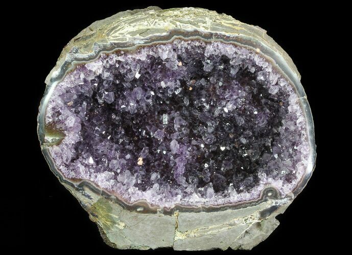Purple Amethyst Geode - Uruguay #66705